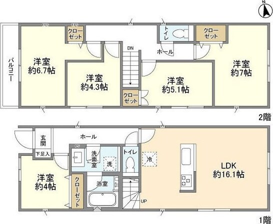 Ｋｏｌｅｔ矢川の物件間取画像